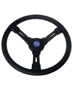 Sort ratt, lavet i plastik. Ø320mm