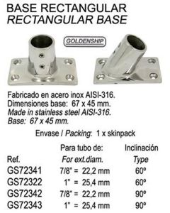 REKTANGULAR BASE 60º 1