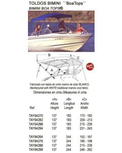 BIMINI VINYL WB 6 &#39;x 54 x 91-96